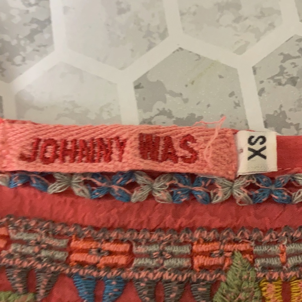 Johnny Was Floral Embroidered Cupra Tunic XSmall - Picture 8 of 8